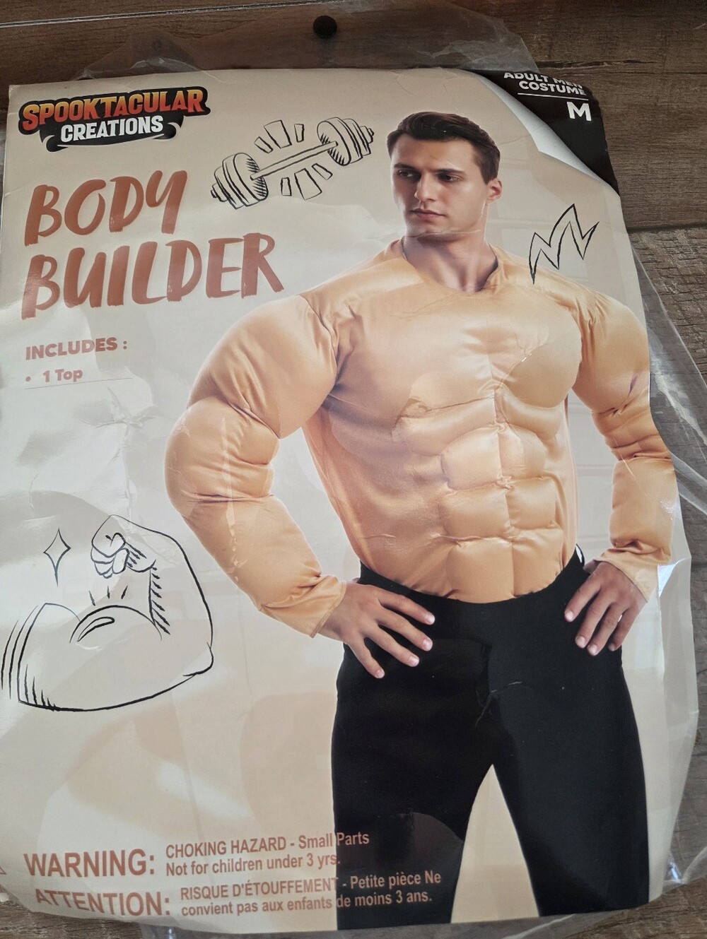 Adult Body Builder Costume